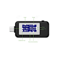 Miniatyrbillede 5 af 6: USB C Strømmåler Monitor Multifunktionel USB Tester Oplader