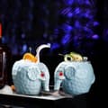 2 x 480 ml Tiki-muggar Keramiska cocktailmuggar för Tiki-bar