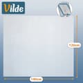 Miniatyrbillede 5 af 5: Myggenet til tagvindue, hvid polyester, 140x120 cm