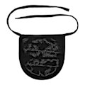 Miniatyrbild 1 av 4: Enkellagers trakeostomiskydd Halsstomasöverdrag Ren Bomull Hel Halstrakealskydd Svart