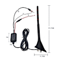 Miniatyrbillede 4 af 5: Bil DAB+GPS+FM Antenne Bil Aktiv Radioantenne med Bluetooth Modulator Vandtæt Støvtæt Universal