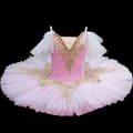 Professionel ballet-tutu-kjole til piger, lyserød, 110 cm pink2 110cm