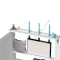 Pikkukuva 2 / 5: Langaton WiFi-reititinlaatikot Puulaatikko Kaapeli Plus Johtoteline Seinään Asennettava Pistorasia Hylly - Yksittäinen (Valkoinen)