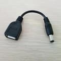 Miniatyrbilde 2 av 5: USB Type A hunn til USB Type A hann adapter skjøteledning 12 cm svart