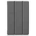 Miniatyrbillede 2 af 6: Lenovo Tab M10 FHD Plus Holdbart Tri-Fold Læder Cover - Grå Sølvgrå