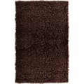 Badeværelsesmåtte Chenille mørkebrun, blød badeværelsesmåtte (50 x 80 cm) kaffe