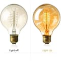 Miniatyrbillede 2 af 4: Vintage Edison globepære E27 - Zoomdo - Varm hvid 40W - 4-pak