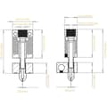 Miniatyrbillede 3 af 5: Opgrader Hotend-monteringstype af 24V 40W 3D-printerekstruder, egnet til 3D V2, 5., CR10 3D-printere