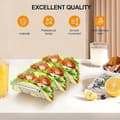 Miniatyrbild 2 av 5: Cornbread Rack - 4-Tier Stainless Steel Rack with Handles - Cornbread Warming Rack, Holds up to 3 Cornbreads - Cornbread Warming Rack