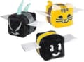 3 kpl Bee Swarm -pehmolelu, 18 cm Basic Bee, Tabby Bee ja Vicious Bee Deluxe -pehmolelu, sarjakuva-pelipehmolelu