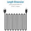 Miniatyrbilde 4 av 5: 3-pakning 3 meter Ps4-laderledning for Xbox One-kontroller, Ps4