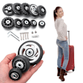Miniatyrbillede 8 af 10: 2 stk. Udskiftningshjul til bagage, 80MM*29MM 80mm*29mm