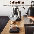 Miniatyrbilde 4 av 5: Gjenbrukbart kaffefilter i rustfritt stål 100 Mesh 8-12 kopper Sølv