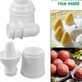 DIY Risbollsform Kök Köttbullsform Återanvändbart Sushi-verktyg Handgjord Bento-form