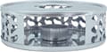 Tealight Holder, Teapot Warmer, Stainless Steel Heating Base, Silver, 15x15cm, 1 Piece