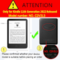 Miniatyrbilde 6 av 10: For Helt Ny Kindle 11. Generasjon 2022 Utgitt 6 Tommer C2V2L3 Magnetisk Deksel 3