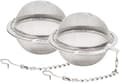 Miniatyrbillede 1 af 5: Opbevaring 2 stk. rustfrit stål net tekugle 2,3 tommer tesigte teinfuser filter tesigte