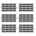 Miniatyrbillede 3 af 5: 6 stk. luftfilter til Whirlpool W10311524 køleskab
