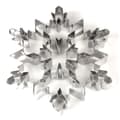 Set med 3 snöflingformade kakformar i rostfritt stål, 19x19x2,5 cm