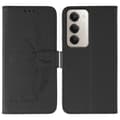 TKdaddy Etui til Xiaomi Redmi 15 5G Fjerprint PU Læder Pung-etui Sort[TT]