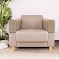 Miniatyrbillede 2 af 5: 2 stk. armlænsbetræk til sofa, justerbare, elastiske armlænsbetræk til sofa, skridsikker møbelbeskytter (lys kaffe) Brown