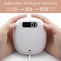 Multifunktionel Vibrerende Vækkeur - Genopladelig Sengevibrator Under Pude Hvid