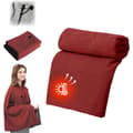 Electric Blanket - 150x80cm - Rechargeable Electric Blanket - Red
