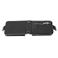 Miniatyrbillede 7 af 8: Multifunktionel Wallet Case med Kortholder til Z Flip 3 Foldbar Telefon Læder Etui Mobiltelefontilbehør Sort 0.3