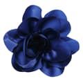Håndlavet stofblomst reversnål broche charm elegant pynt blå Blue
