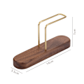 Miniatyrbillede 2 af 5: Massivt træ kaffefilterpapirholder, vertikal opbevaringsboks, støvtæt træbeslag, universelt filterpapir opbevaringsstativ
