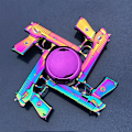 Miniatyrbillede 1 af 9: Metallisk farverig legering Fingerspids Gyro Fingerrotation Nyttigt værktøj til trykaflastning Colorful 92 Pistol 145
