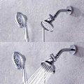 Miniatyrbilde 6 av 7: 3-veis omleder ventil bryter for dusj, hånddusj og takdusjarm 3-veis omleder solid messing, polert krom (PV8)
