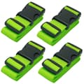 Resväskeband för resväskor, 4-pack, Grön