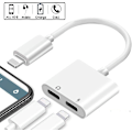 Miniatyrbillede 11 af 11: Hovedtelefonstik Adapter til iPhone Adapter Splitter Oplader og Hovedtelefoner til med iPhone 11/XR/XS/X/7/8 Audio og Oplader og Opkald og