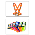 Miniatyrbillede 2 af 4: Refleksvest - med refleks - praktisk & holdbar sort Orange