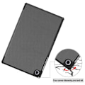 Miniatyrbillede 4 af 6: Lenovo Tab M10 FHD Plus Holdbart Tri-Fold Læder Cover - Grå Sølvgrå