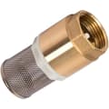 Miniatyrbild 1 av 5: Brass Foot Valve, Copper Water Pump Inlet Pipe Filter Thread Filter Vertical Check Valve, Improves Water Pumping Efficiency DN25 DN25