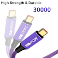 Miniatyrbild 6 av 10: USB-C snabbladdningskabel Typ-C datakabel 2M 2m