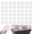 Miniatyrbilde 2 av 5: 2,5 tommer Monotub Selvklebende Filterdisker - 2MM Tykke Monotub Filterdisker Hvit