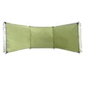 Vindskjerm for camping, vindbeskyttelse, vinterovn, armygrønn 250*70cm