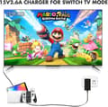 Miniatyrbillede 3 af 4: Oplader til Nintendo Switch og Switch Lite og Switch Oled, understøtter Nintendo Switch TV-dockingtilstand AC-strømadapter, Type C-opladerkabel til Sw