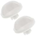 Miniatyrbild 4 av 5: Replacement Knob for Timer Electric Fan Control Knob White Color 3.30X3.30X2.50cm 2pcs