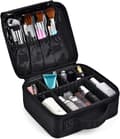 Black Travel Makeup Bag Professional Organizer Waterproof