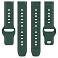 Miniatyrbilde 4 av 10: Rem for Garmin Fenix 7/Fenix 6/Fenix 5/EPIX 2, Quick Fit 22mm silikonarmbånd for Approach S60/S62, D2 Delta, Forerunner 935/945 dark blue