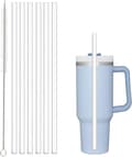 Replacement Straws Compatible with Stanley 1.2L and 890ml Tumblers, 6-Pack Reusable Straws with Cleaning Brush