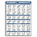 Laminated Workout Board for Dumbbell Training, Free Weights, Bodybuilding Style 7