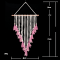 Miniatyrbillede 2 af 5: Macrame Vægophæng Gobelin Stof Gobelin Boheme Chic Geom