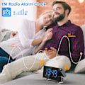 Miniatyrbild 4 av 5: Takprojektionsradio, takprojektorväckarklocka med FM