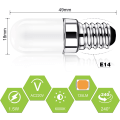 Pikkukuva 3 / 5: 2 kpl E14 LED-jääkaapin lamppua, 1,5 W vastaa 15 W, viileä