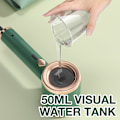 Miniatyrbillede 5 af 5: (Grøn) Mini folde strygejern, foldbart dampstrygejern (med 50 ml vandtank), 180 graders foldbar strygemaskine, mini rejsejern, egnet til hjem og rejser
